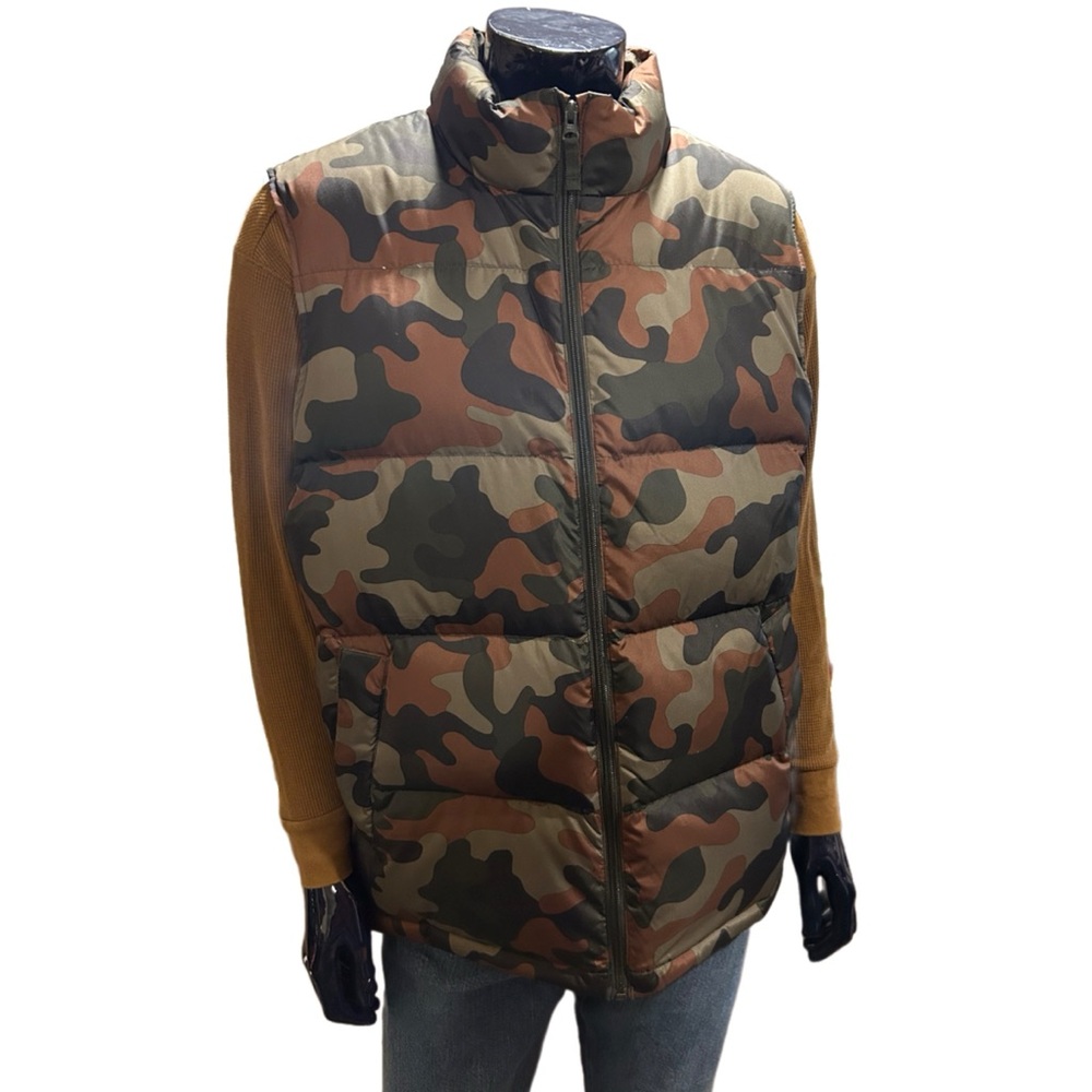 Lands' End Men's Camouflage Puffer Vest